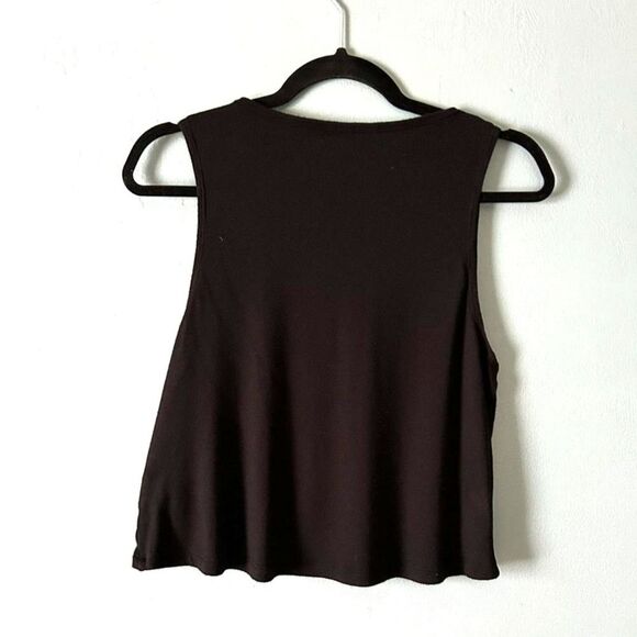 Cale women's black short active wear tank top size small - Picture 5 of 5